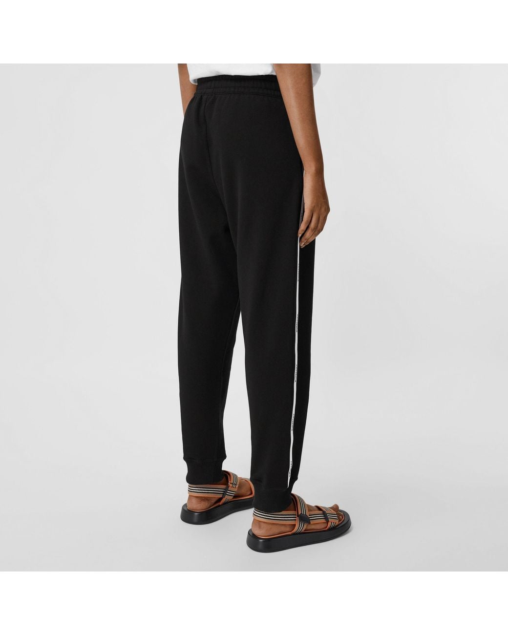 Burberry Black Logo-Tape Track Pants