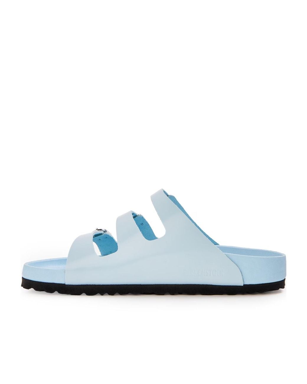 Birkenstock Blue Logo Flat Sandals