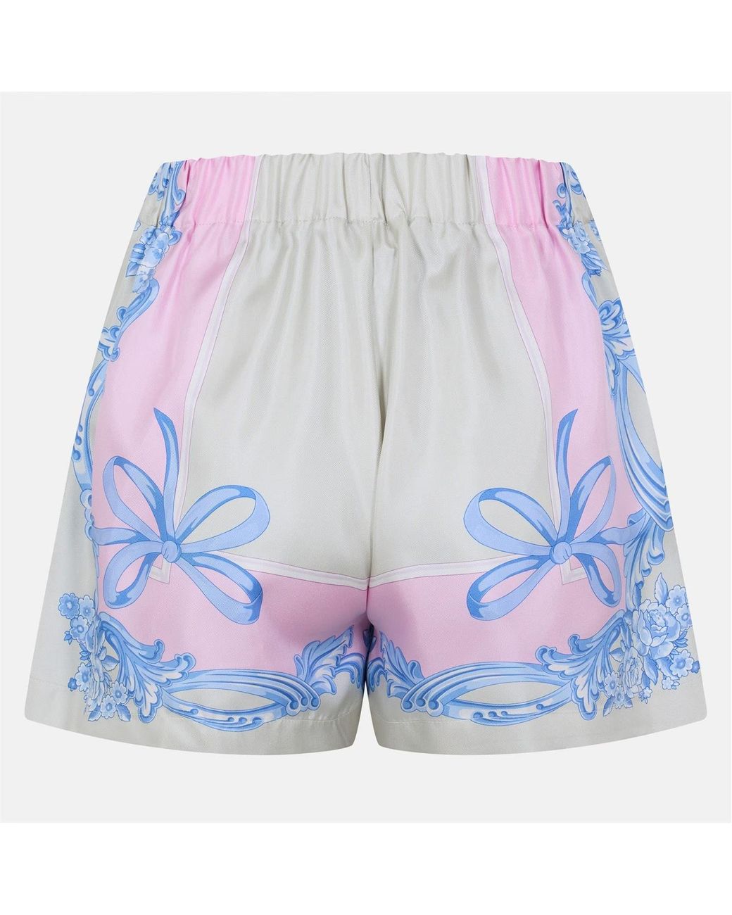 Versace Blue Printed Shorts