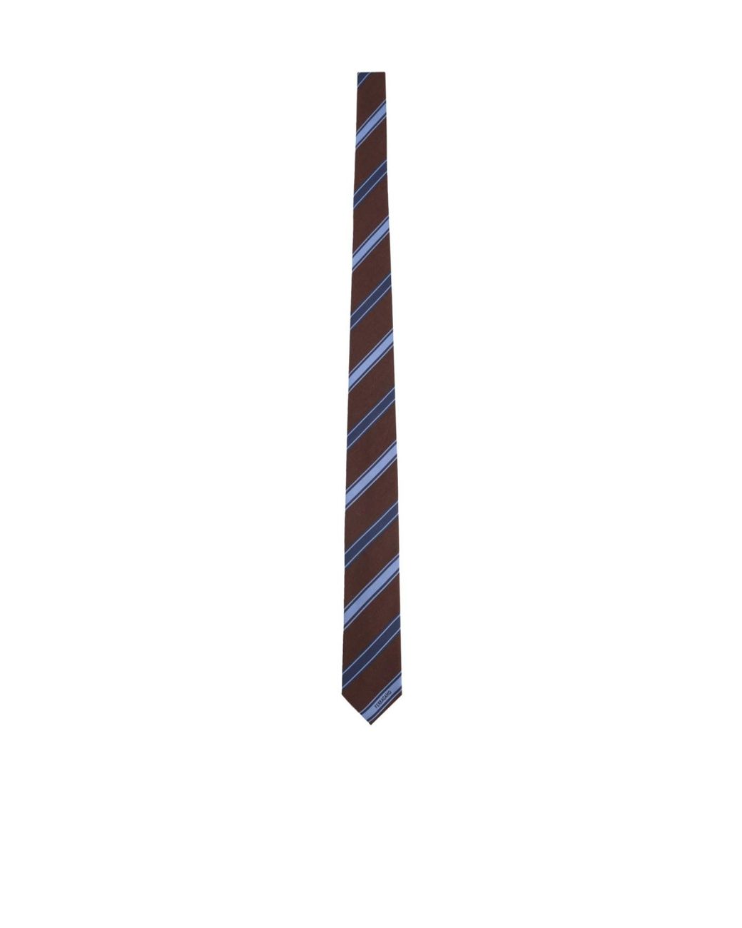 Ferragamo Blue Striped Tie for men