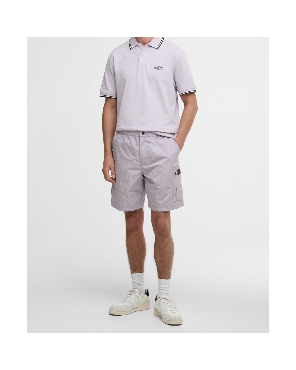 Barbour Blue Logo-Detail Shorts for men