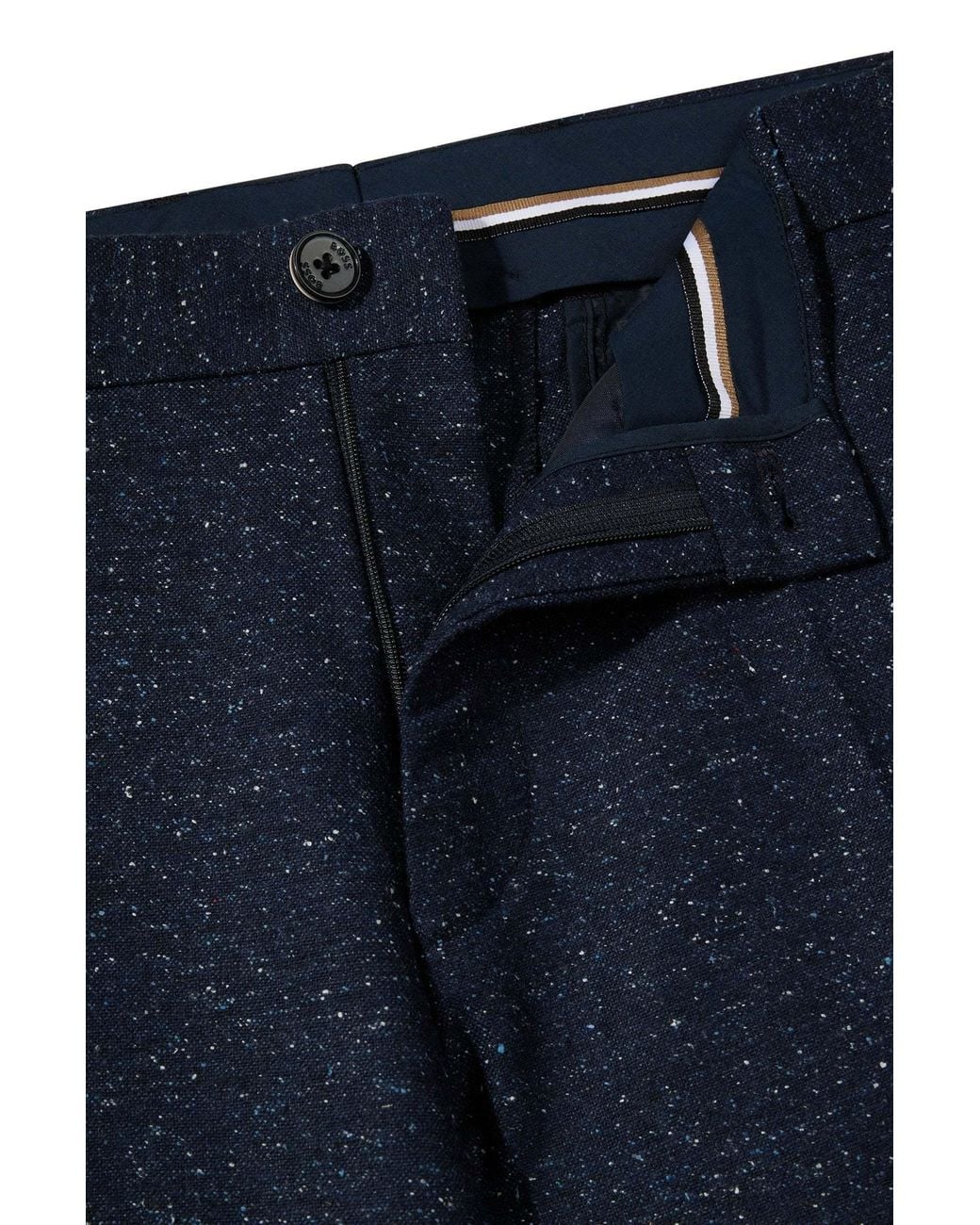 Boss Blue Logo Casual Pants for men