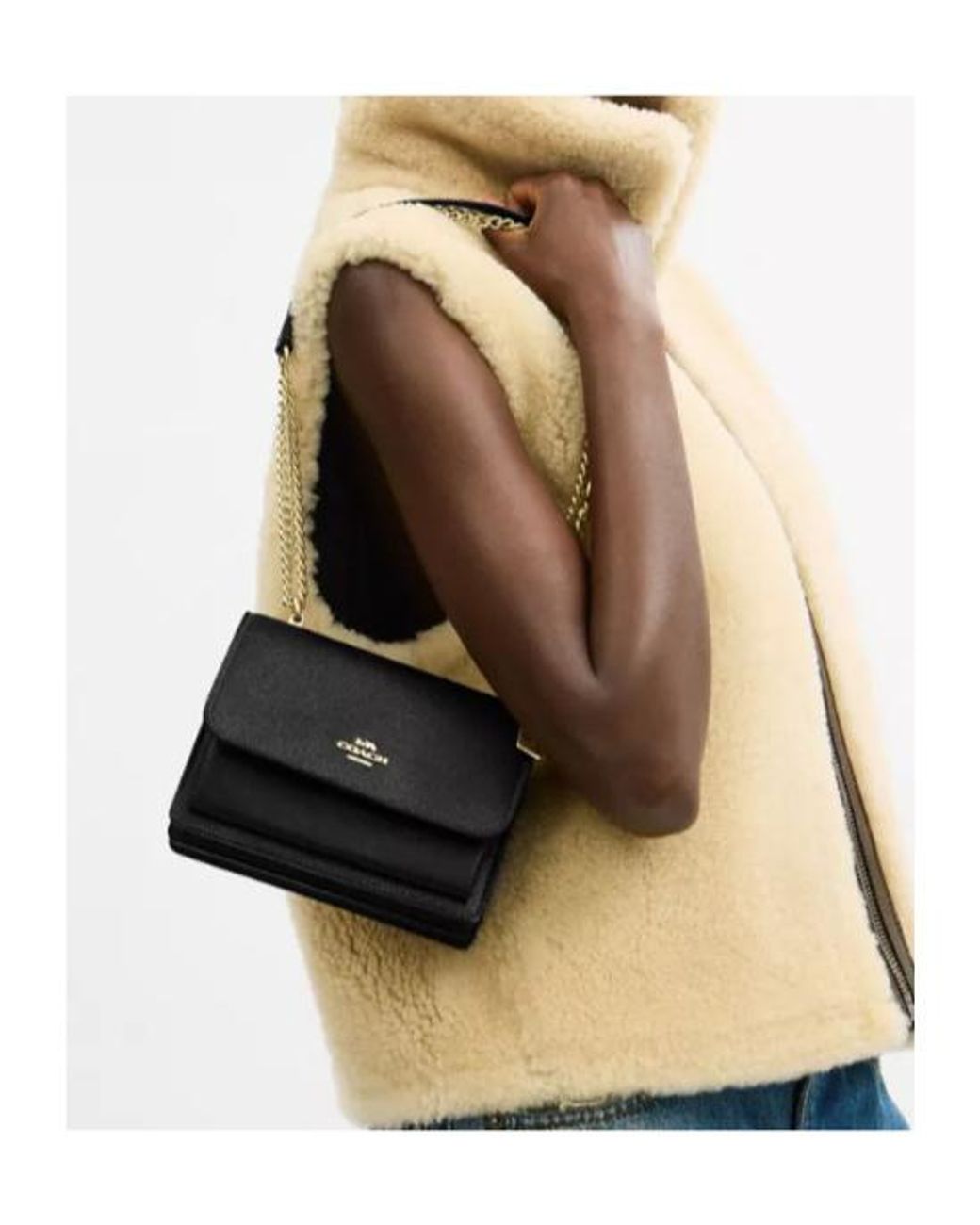 COACH Black Mini Klare Crossbody Bag
