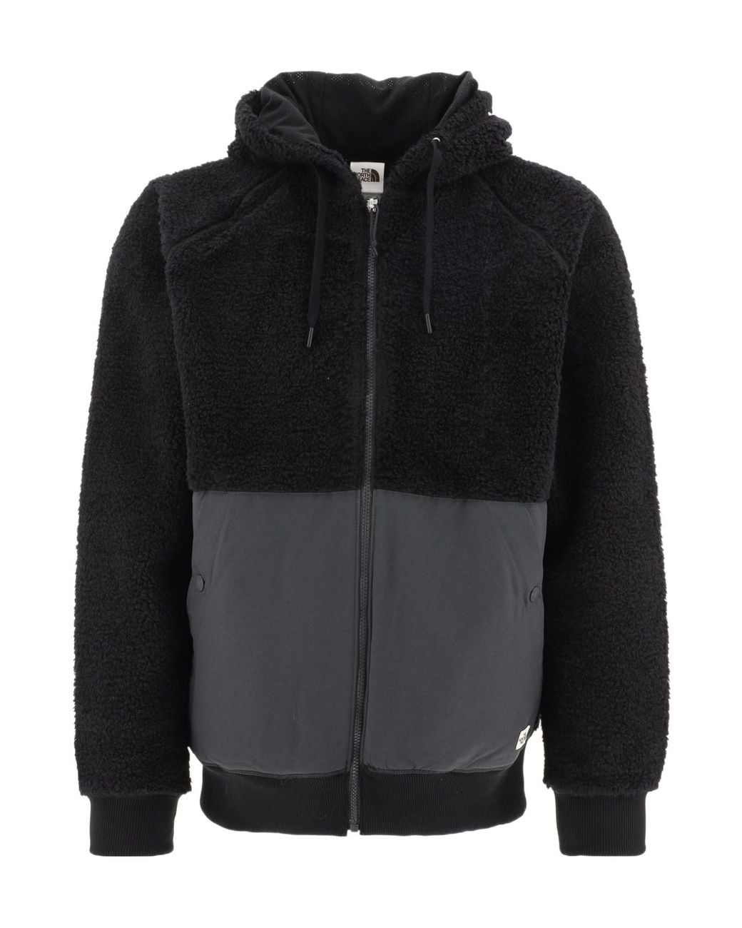 The North Face Black Zip-Up Hooded Coat for men