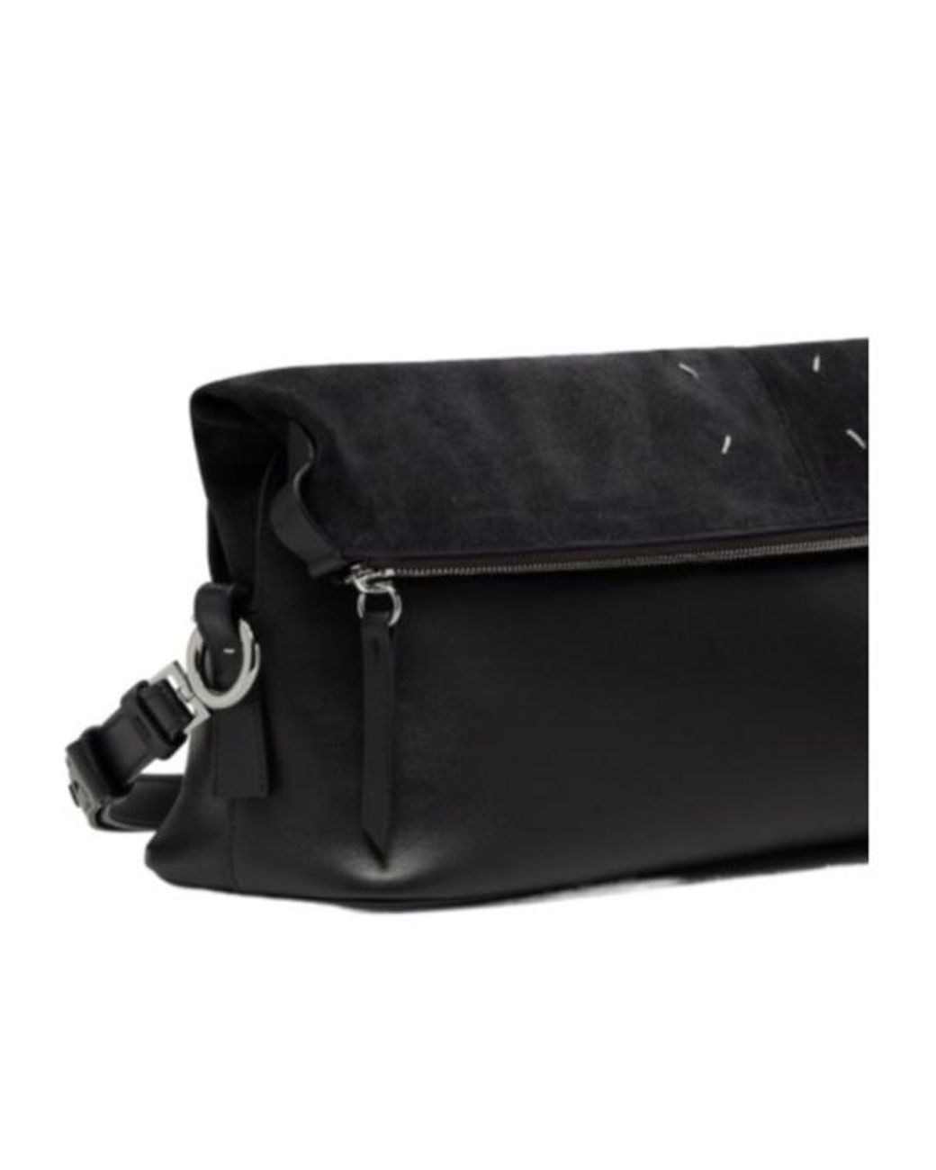 Maison Margiela Black 5Ac Soft Xl Pouch Bag