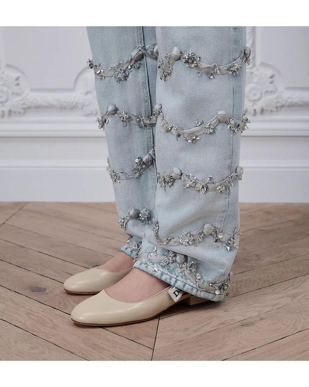 Dior Natural J'A Ballet Flat