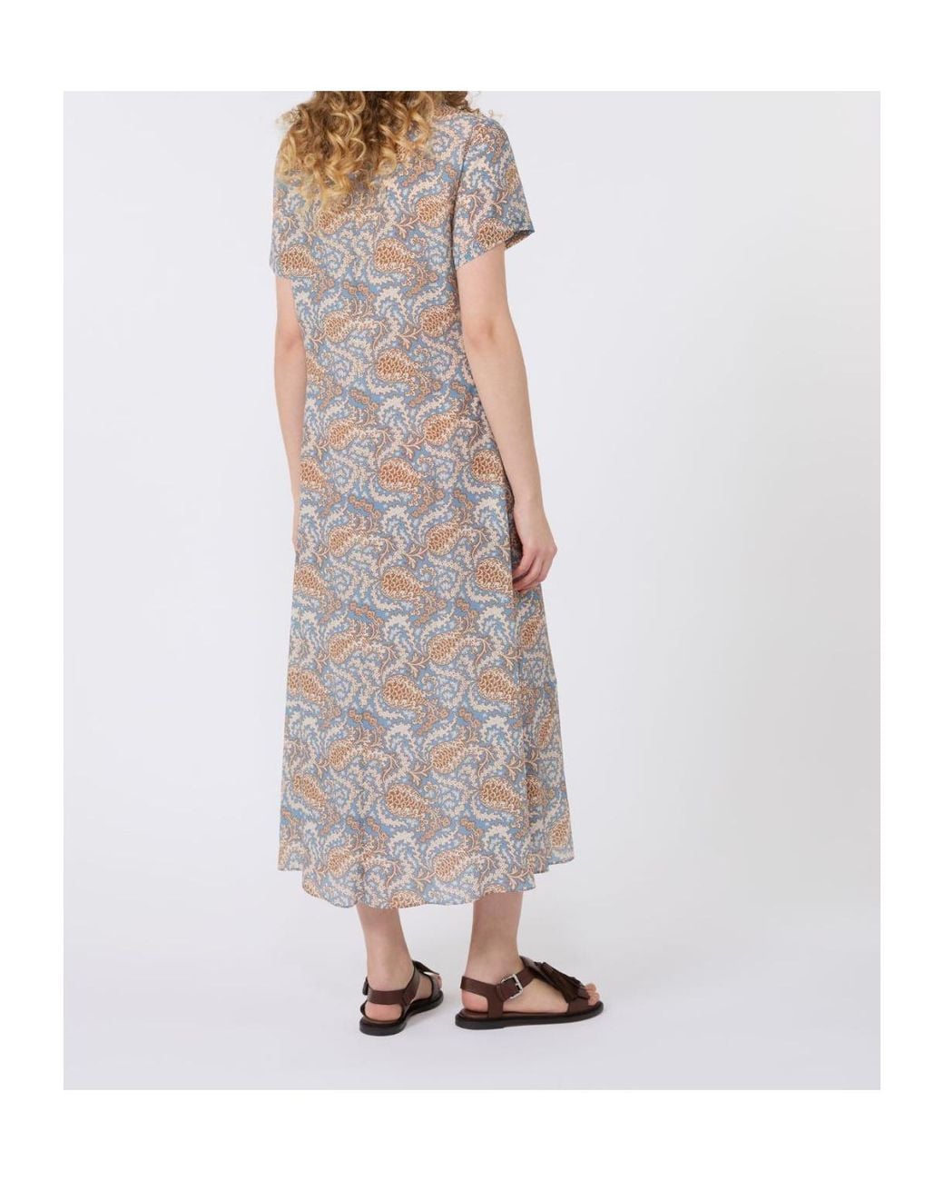 Weekend by Maxmara Gray Pattern-Printed Dress