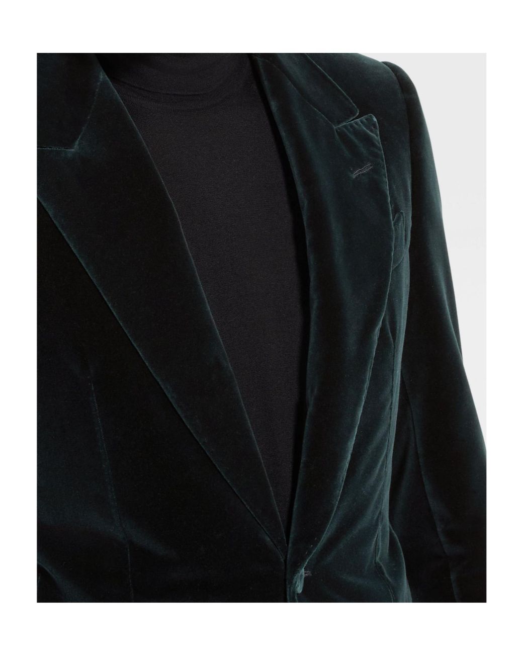 Zegna Black Single-Breasted Suit Jacket for men