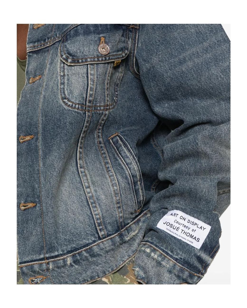 GALLERY DEPT. Blue Button-Up Denim Jacket for men