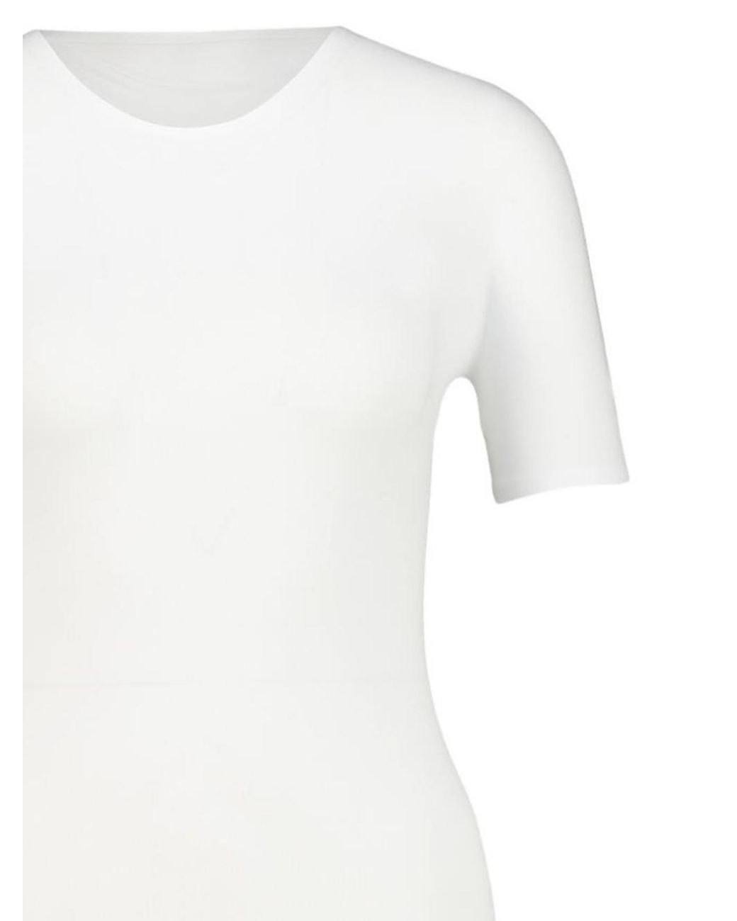 Gucci White Seamless Stretch Jersey T-Shirt
