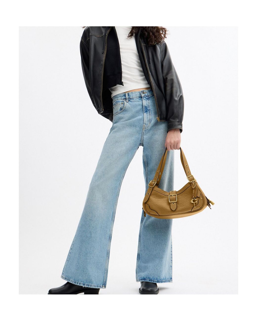 COACH Brown Drifter 31 Shoulder Bag