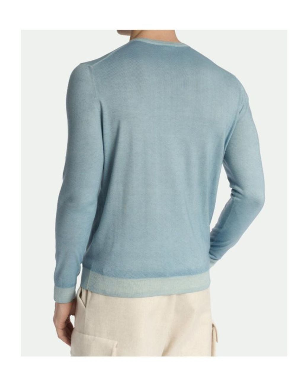 Malo Blue Tavolozza Crew Neck for men