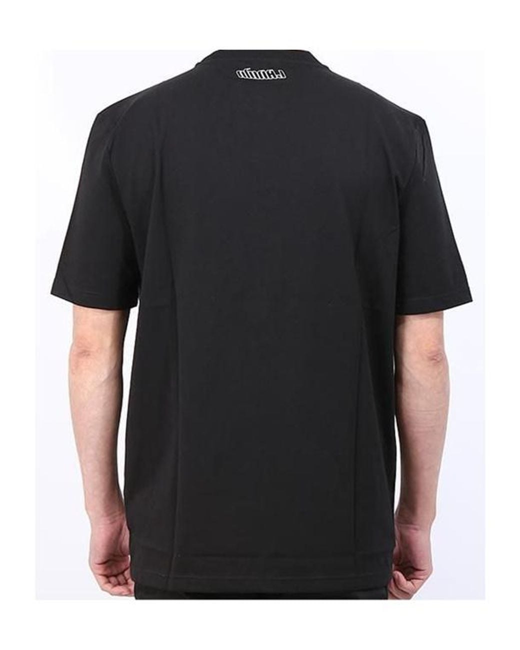 Lanvin Black Short Sleeve T-Shirt for men