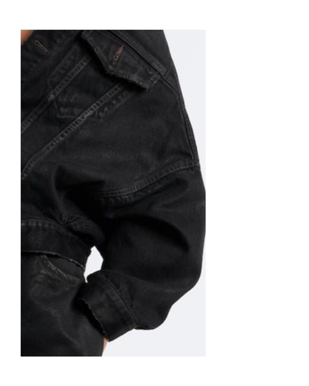 Balenciaga Black Denim Jacket