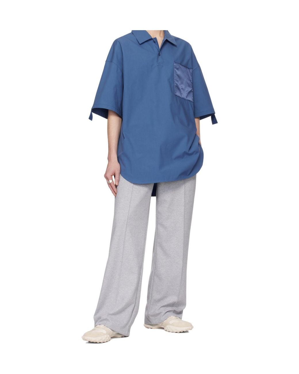 J.W. Anderson Gray Jw Anderson Pintuck Track Pants for men