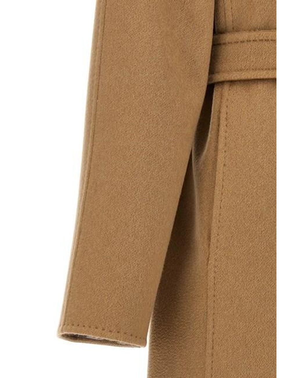 Max Mara Natural Manuela Icon Belted Coat