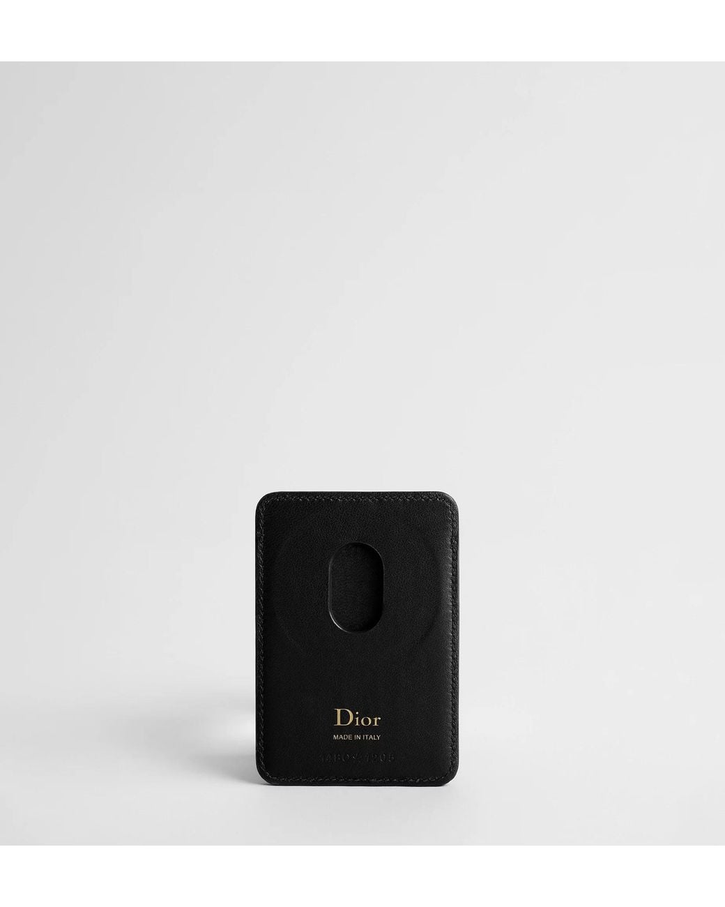 Dior Black Lady Magnetic Card Holder