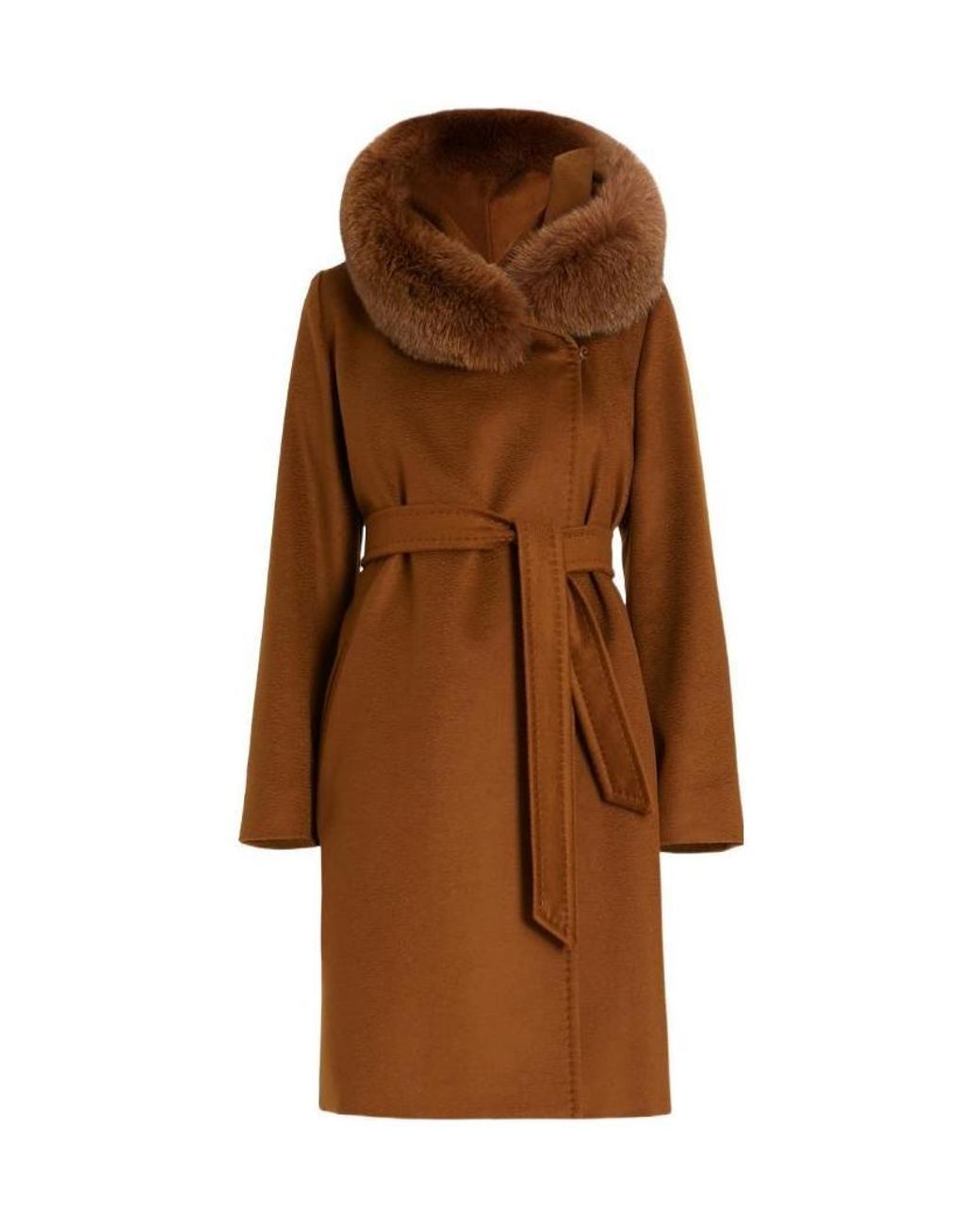 Max Mara Brown Logo Coat