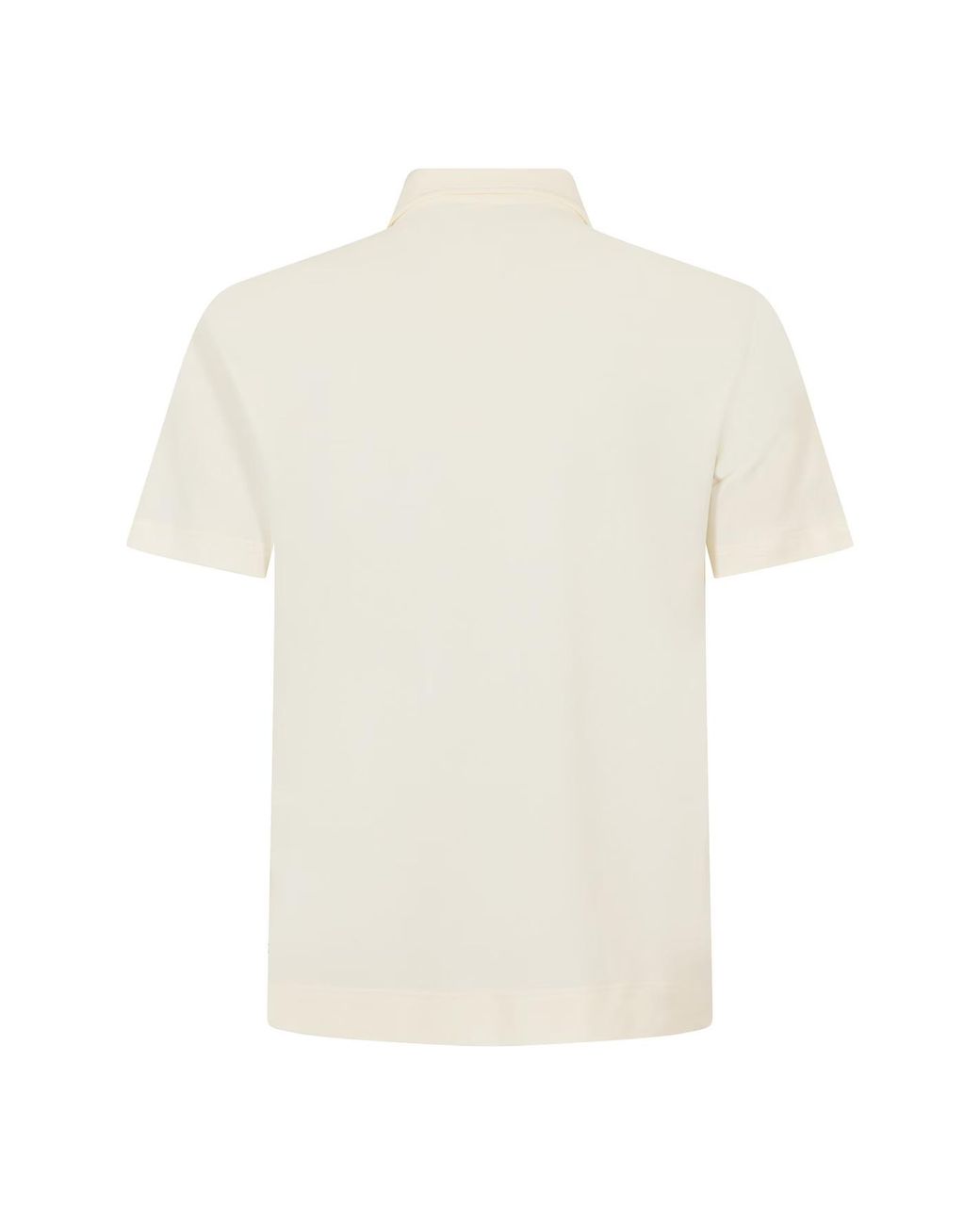 Moncler White Gren Ss Polo Sn62 for men