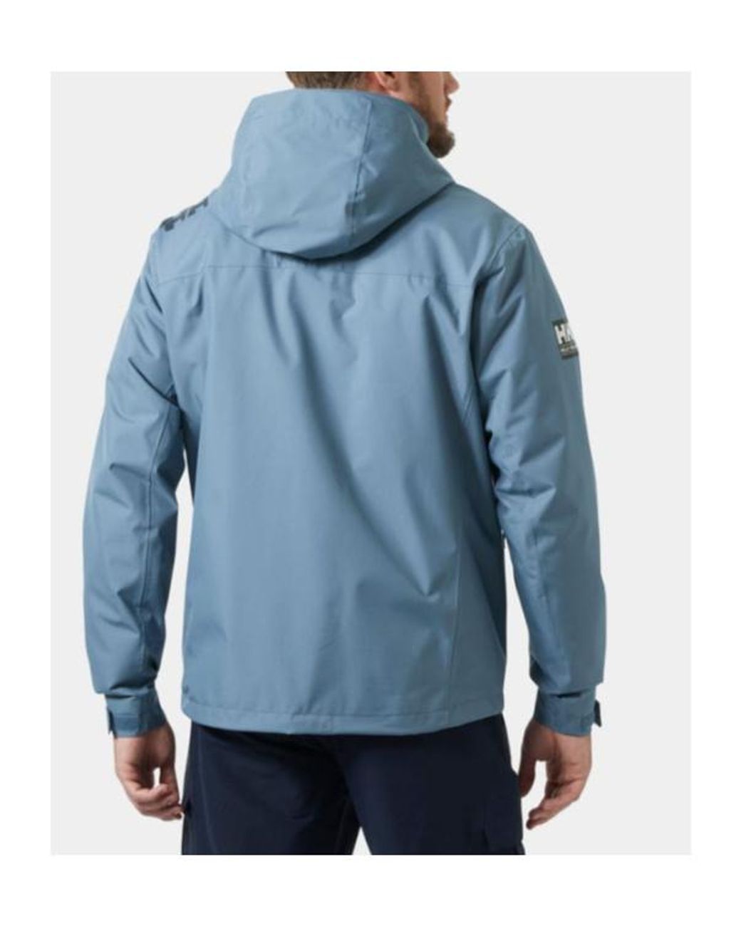 Helly Hansen Blue Crew Hooded Midlayer Sailing Jacket 2.0 for men