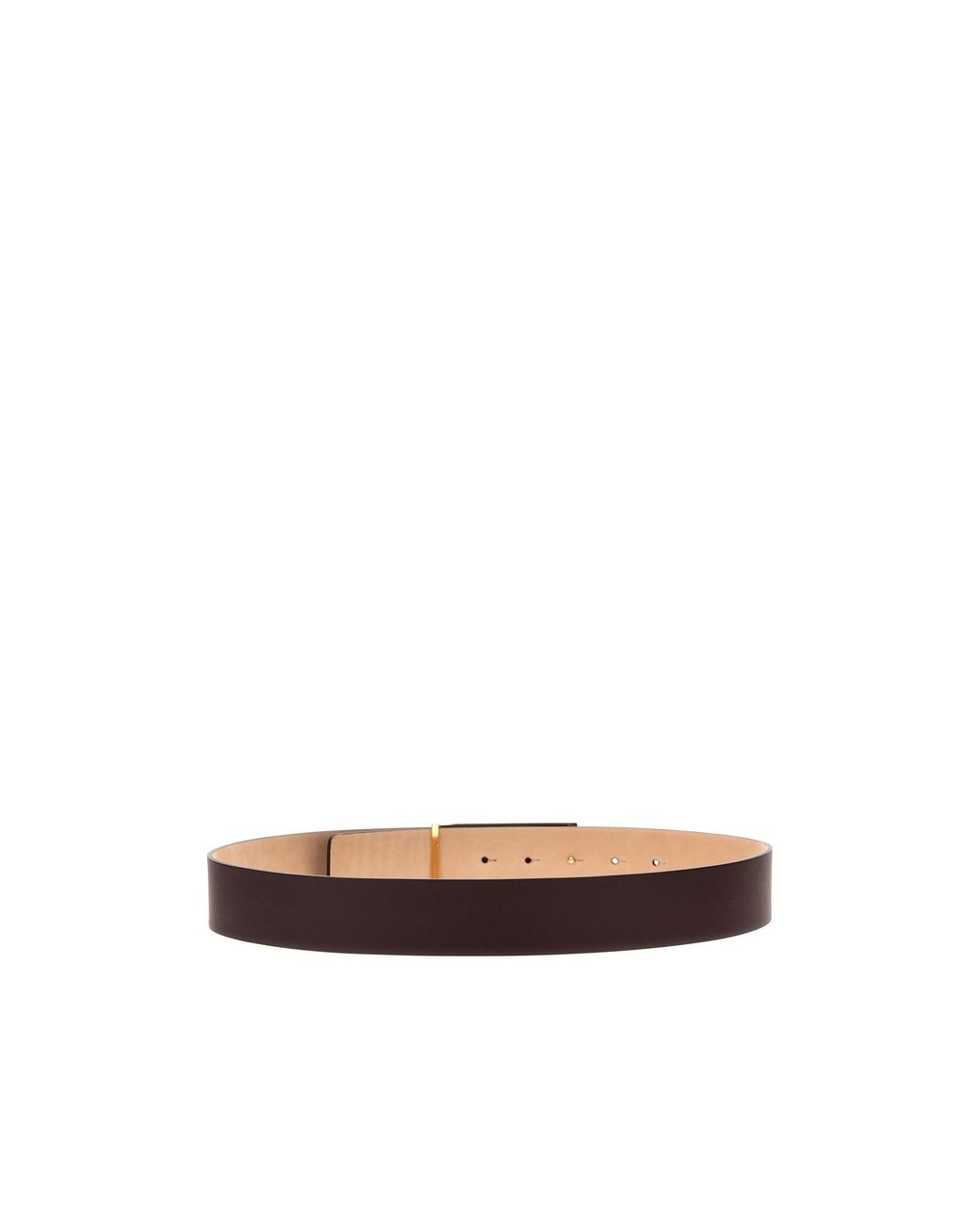 Victoria Beckham White Jumbo Frame Belt