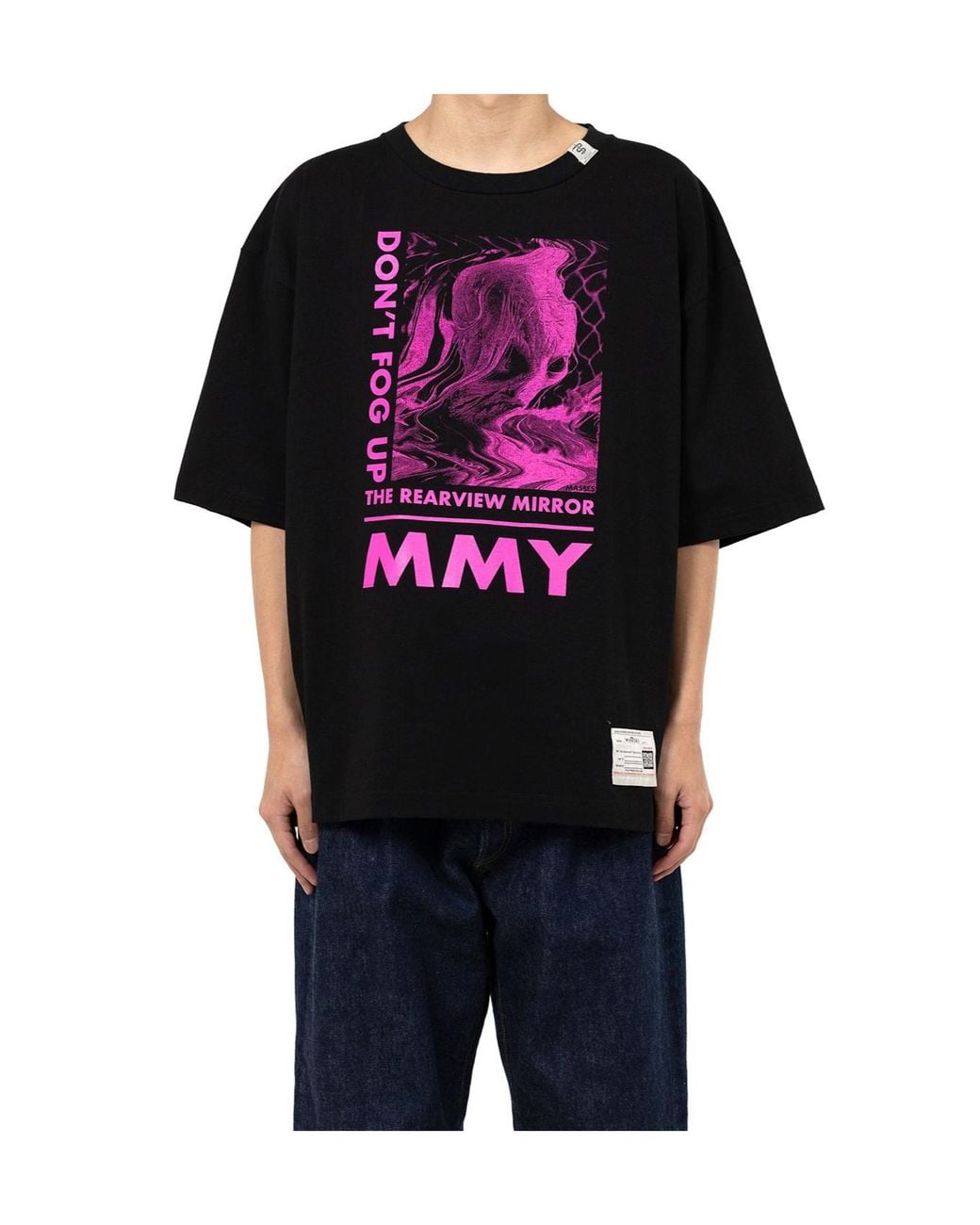 Maison Mihara Yasuhiro Masses X Mmy Don'T Fog Up Printed T-Shirt
