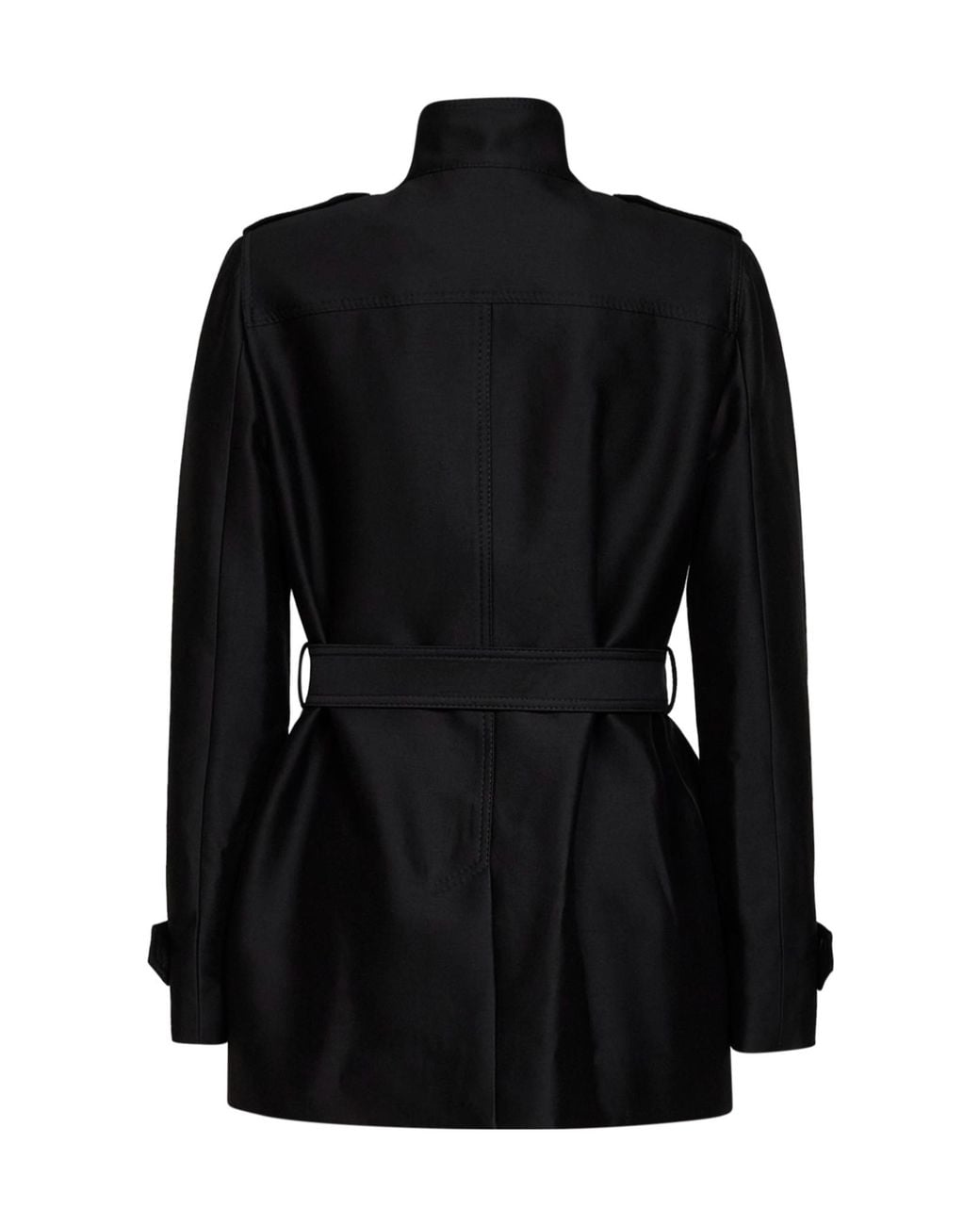 Zimmermann Black Valiant High Neck Jacket
