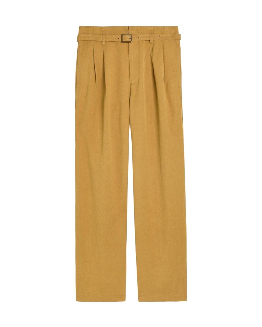 Polo Ralph Lauren Yellow High-Waist Straight-Leg Pants
