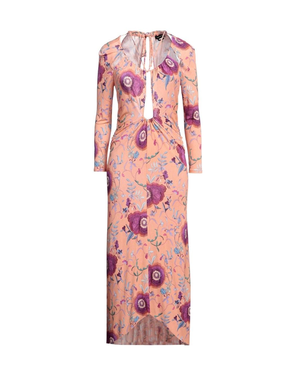 Isabel Marant Pink Longsleeve Floral Dress