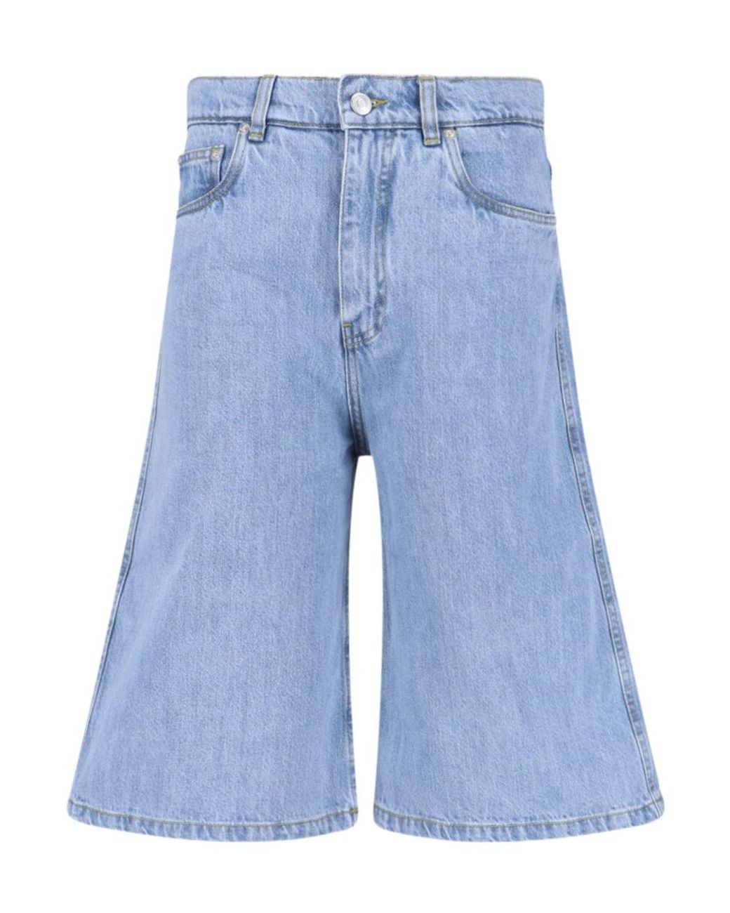 Coperni Blue Denim Bermuda Shorts