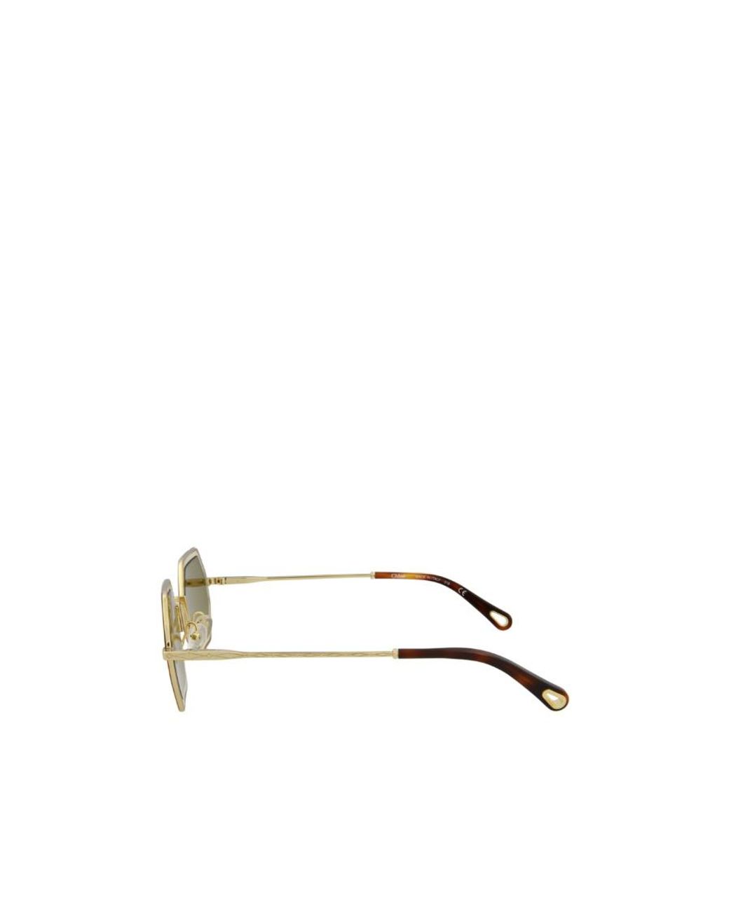 Chloé Green Logo Sunglasses