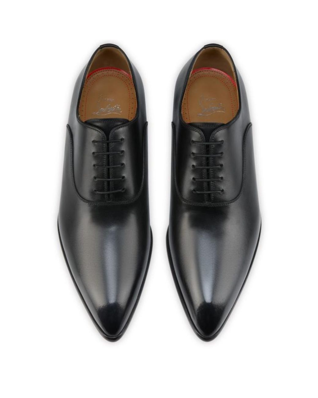 Christian Louboutin Black Pelvis Oxford Shoes for men