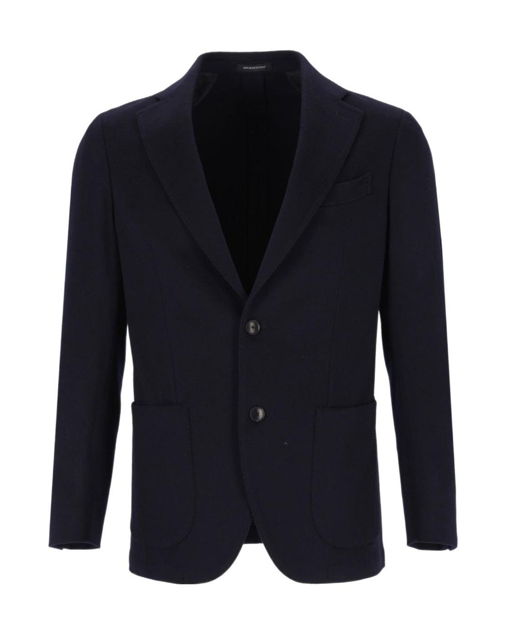 Al Duca D'aosta Blue Long-Sleeve Blazer for men