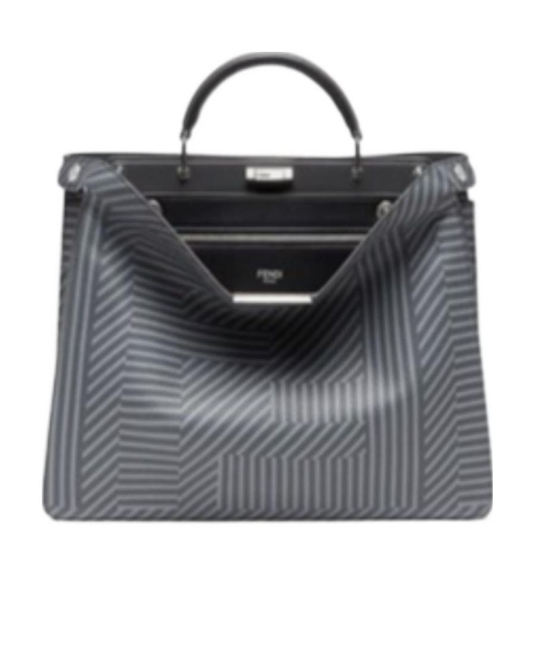 Fendi Black Peekaboo Iseeu Medium Tote Bag for men