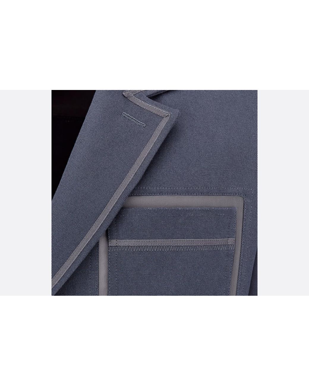 Dior Blue Homme Long Sleeved Belt Detail Jacket for men