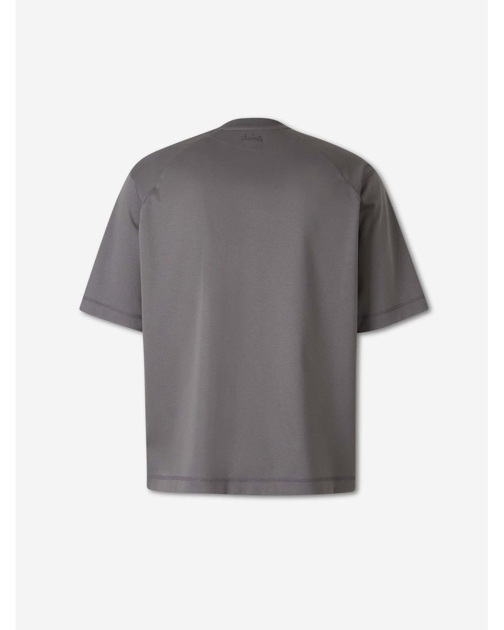 Herno Gray Crew Neck T-Shirt for men