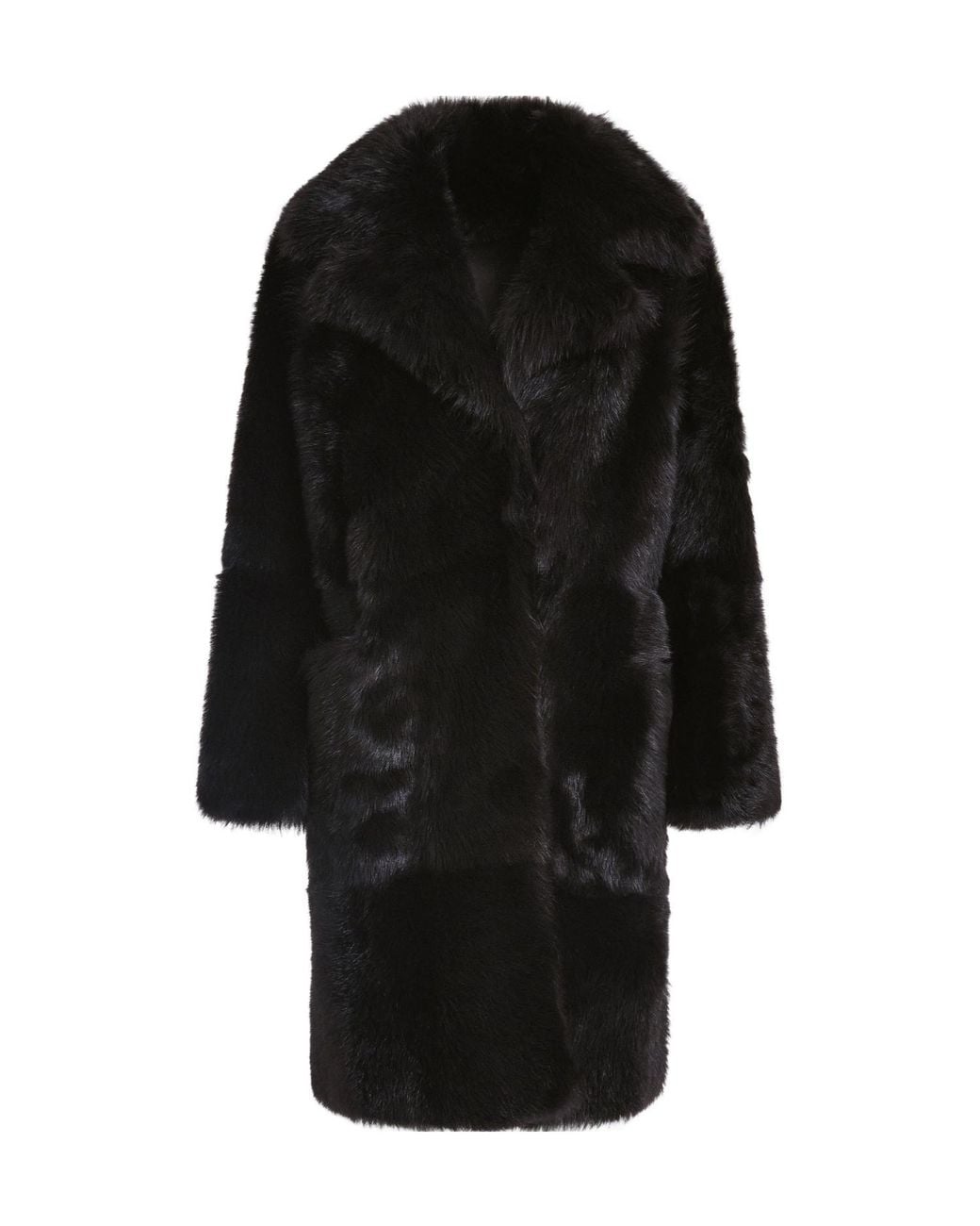 Nour Hammour Black Long-Sleeved Coat