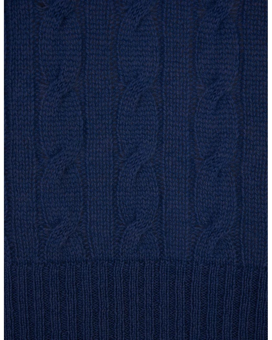 Etro Blue Logo Embroidered Crewneck Jumper for men