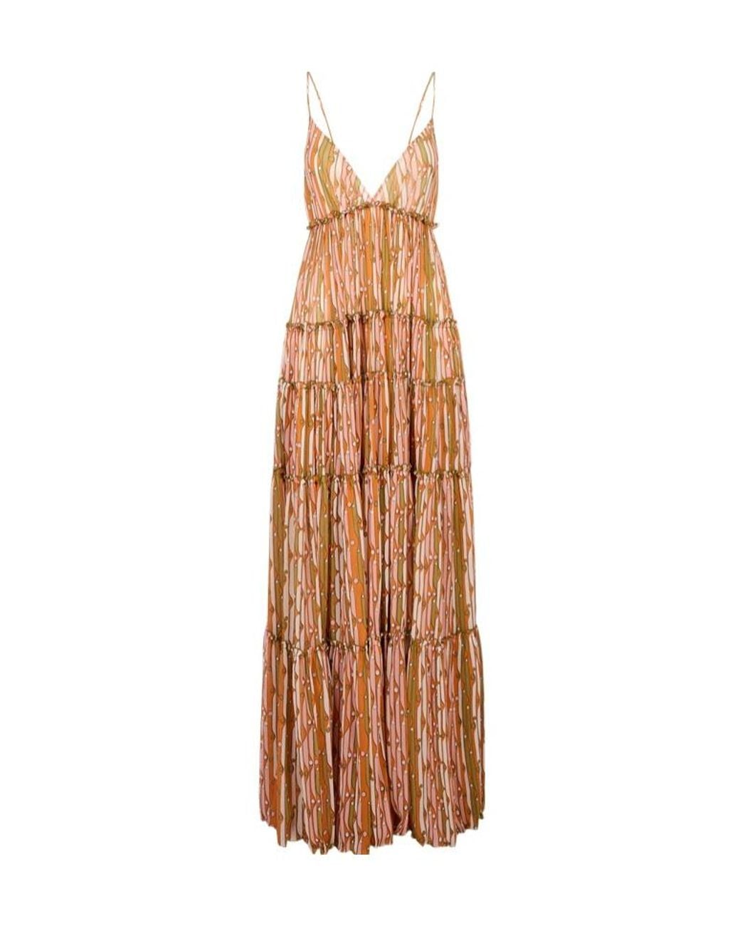 LaDoubleJ Multicolor Spaghetti-Strap Dress