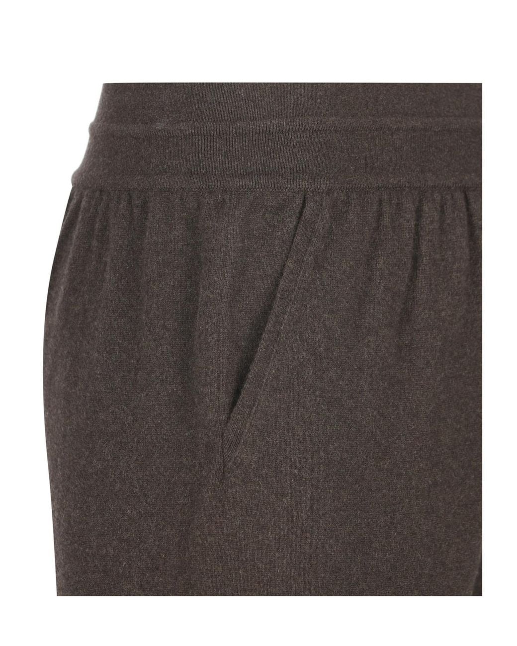 Loro Piana Black Merano Trousers for men