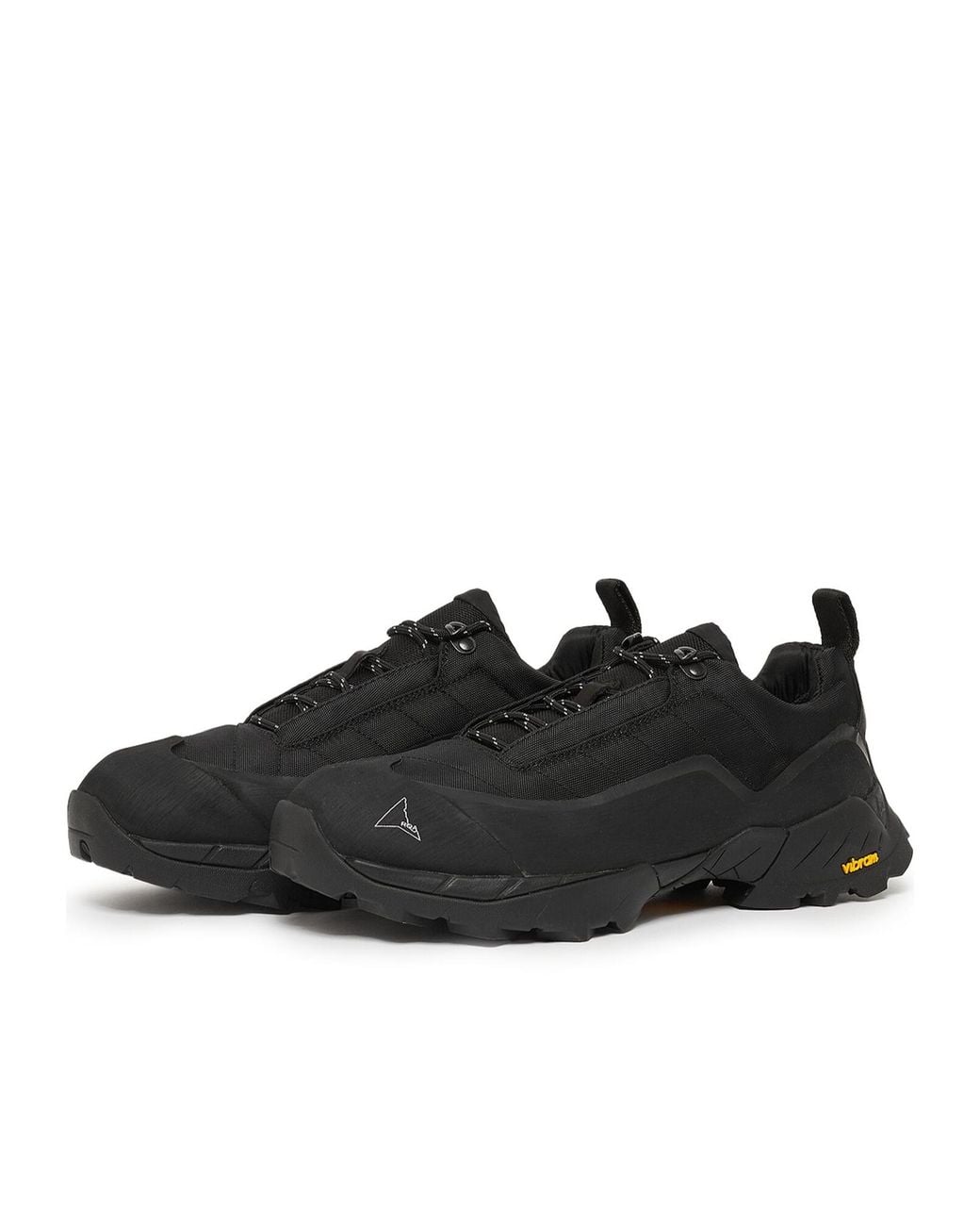 Roa Black Khatarina Quilted Low-Top Sneakers