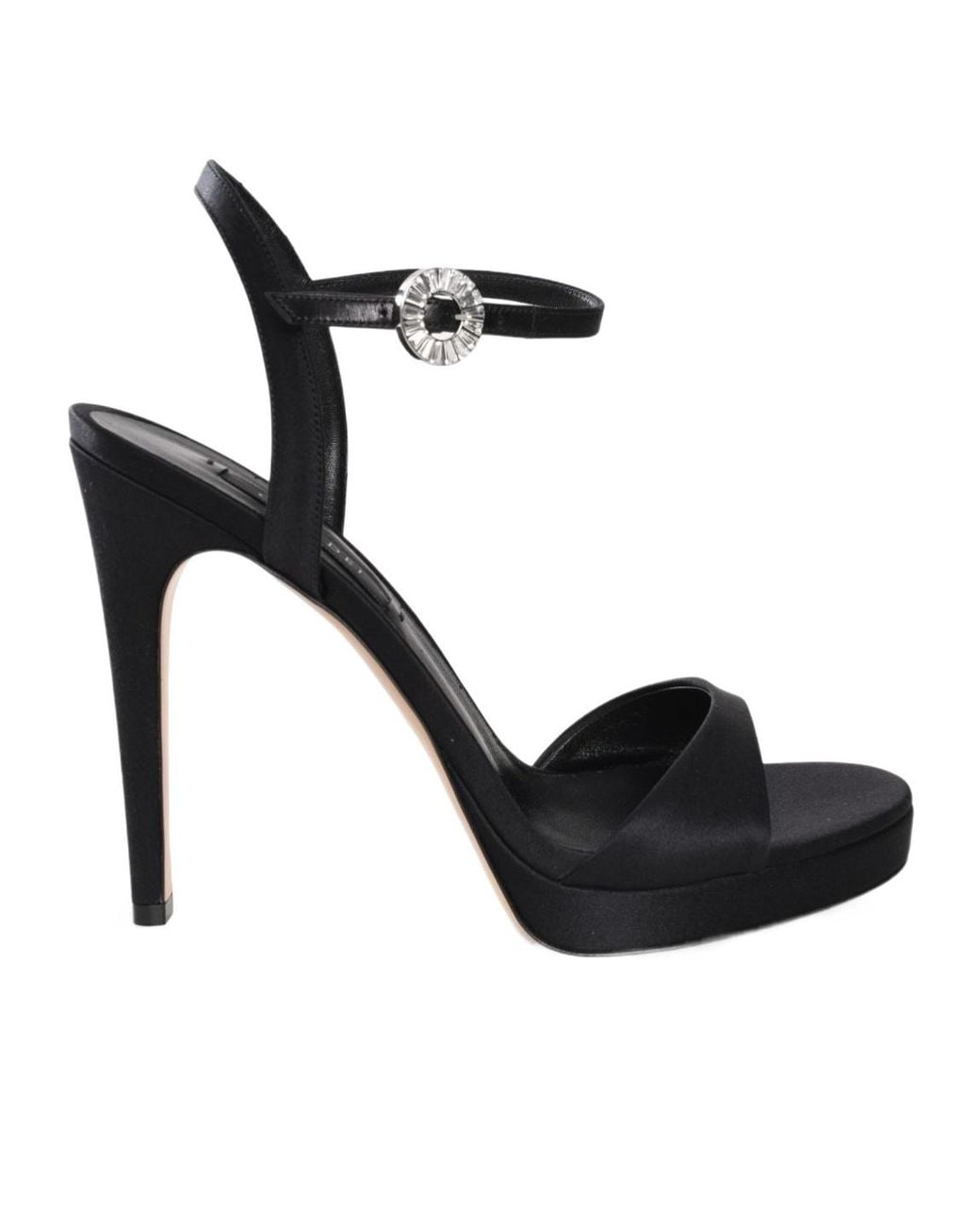 Casadei Black 100Mm Michelle Sandals