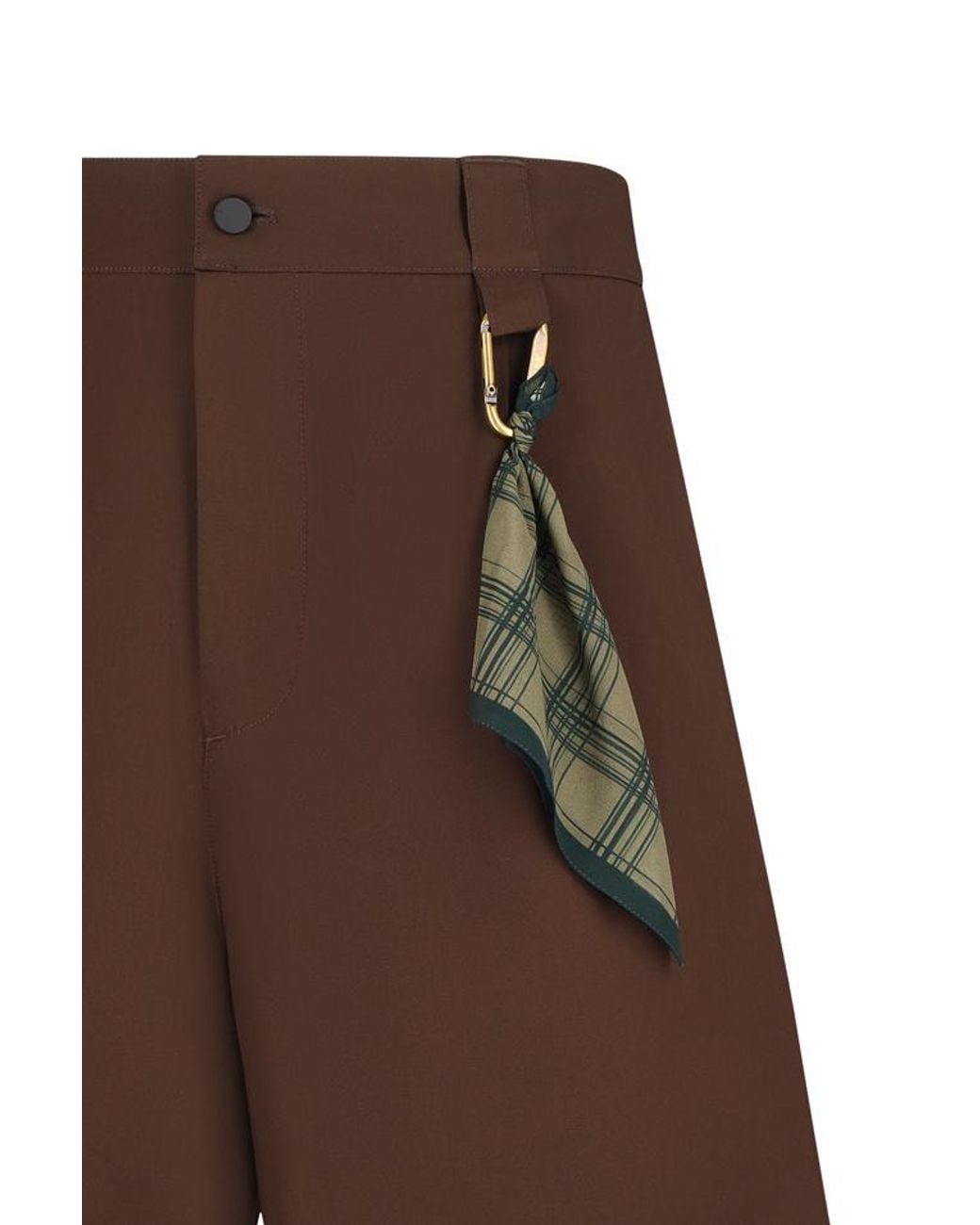 DARKPARK Brown Denis Wide-Leg Bermuda Shorts for men