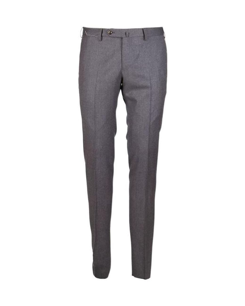 PT01 Black Pt Torino Straight Leg Tailored Trousers for men