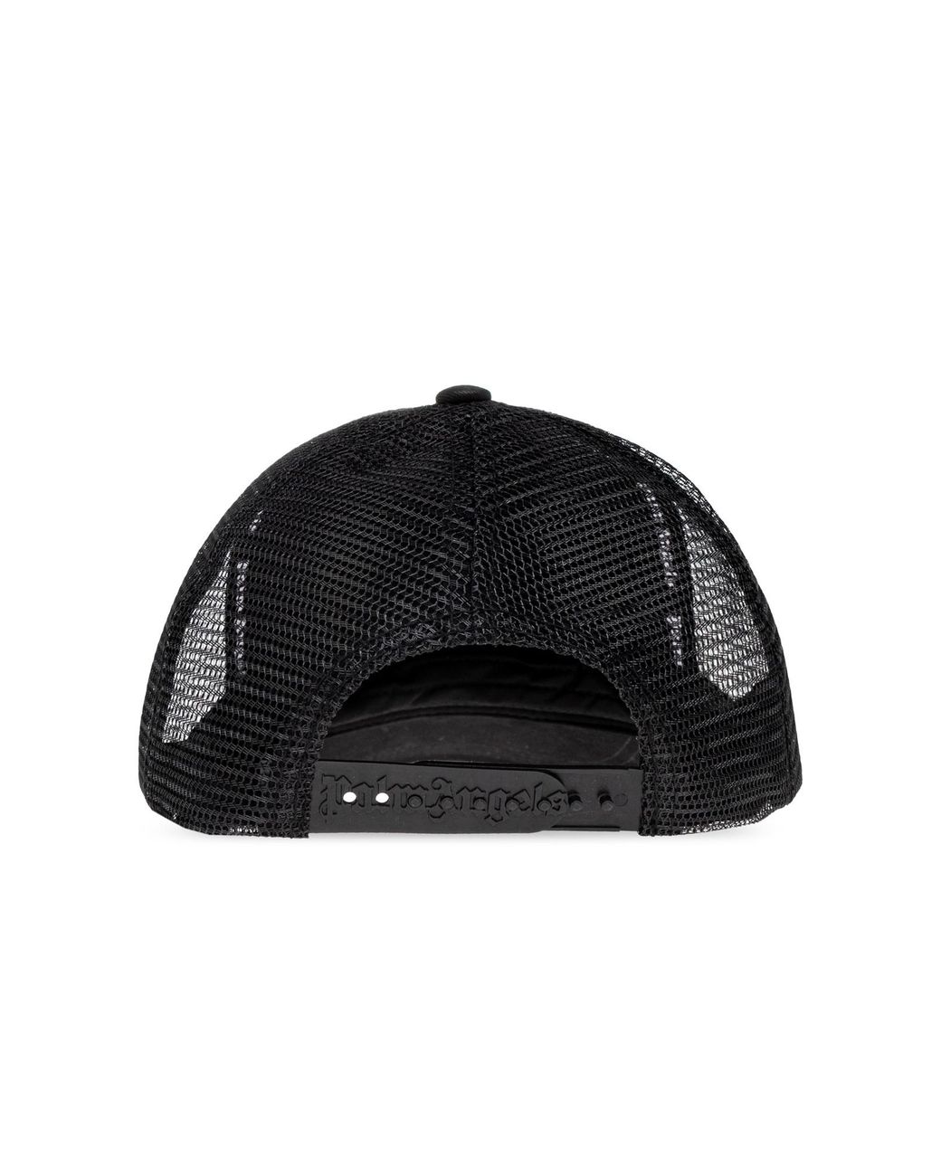Palm Angels Black Baseball Cap With A Brim for men