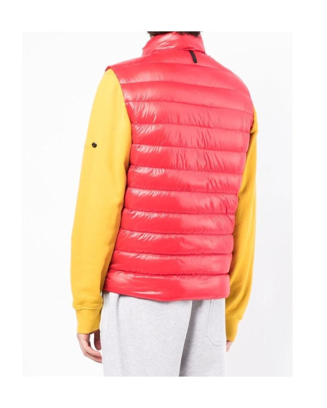 Mackage Pink Logo-Print Quilted Gilet for men