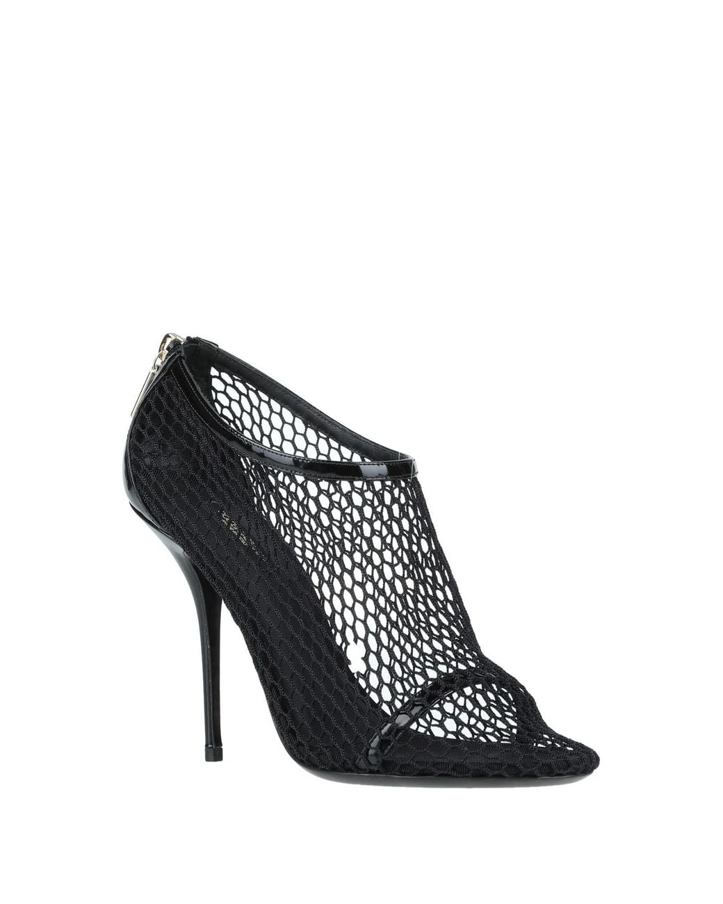 Dolce & Gabbana Black Solid-Colored Ankle Boots