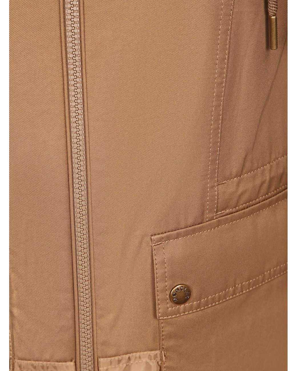 Moncler Brown Adenium Drawstring Hooded Jacket