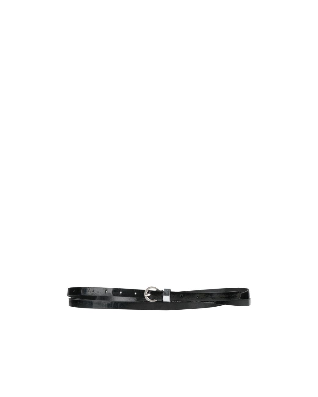 DIESEL White Thin And Narrow Belt