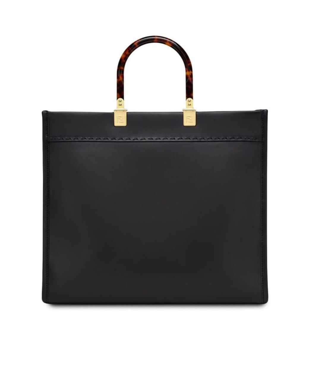 Fendi Black Sunshine Medium Tote Bag